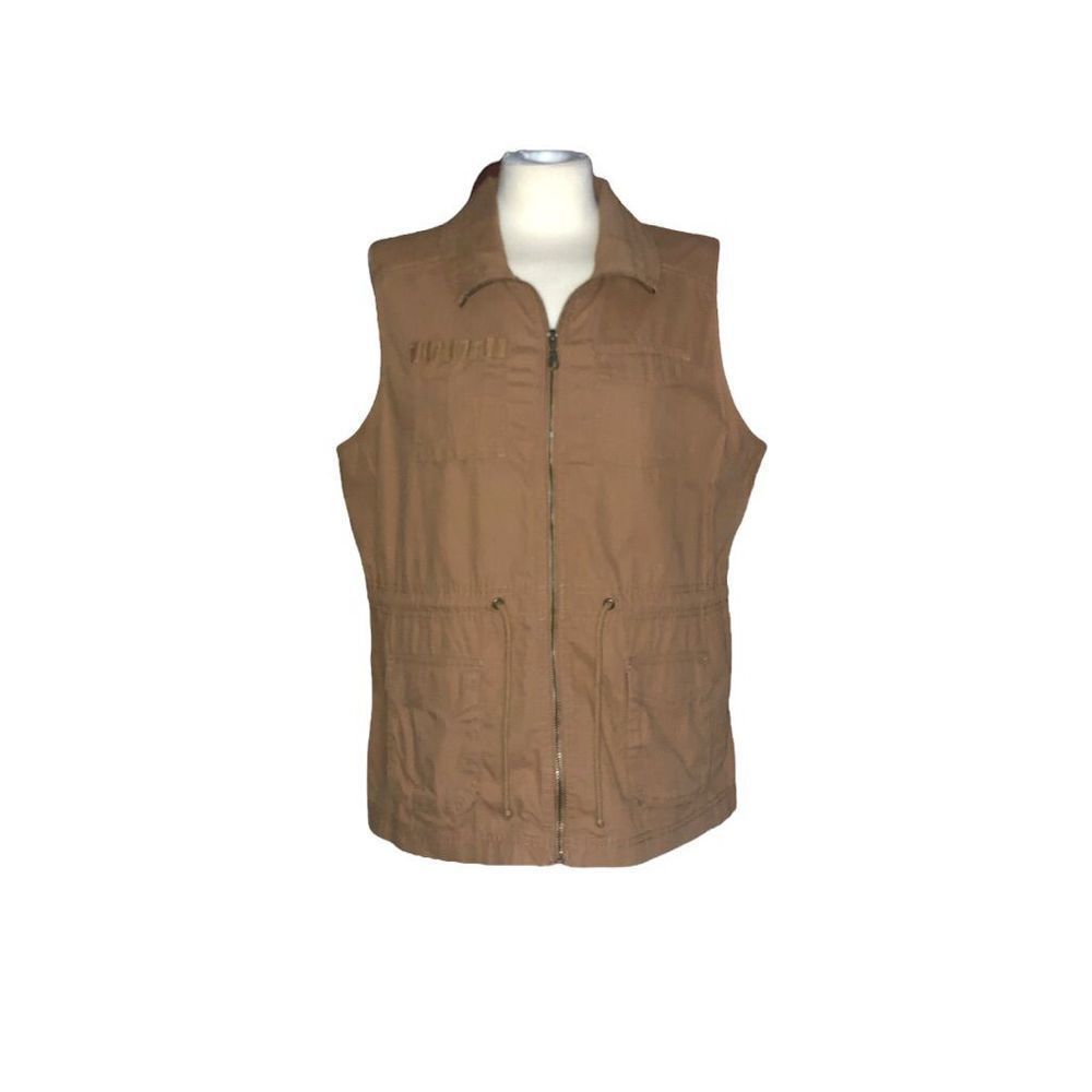Utility vest, Old Navy, NWT, dark khaki. Womens Large
